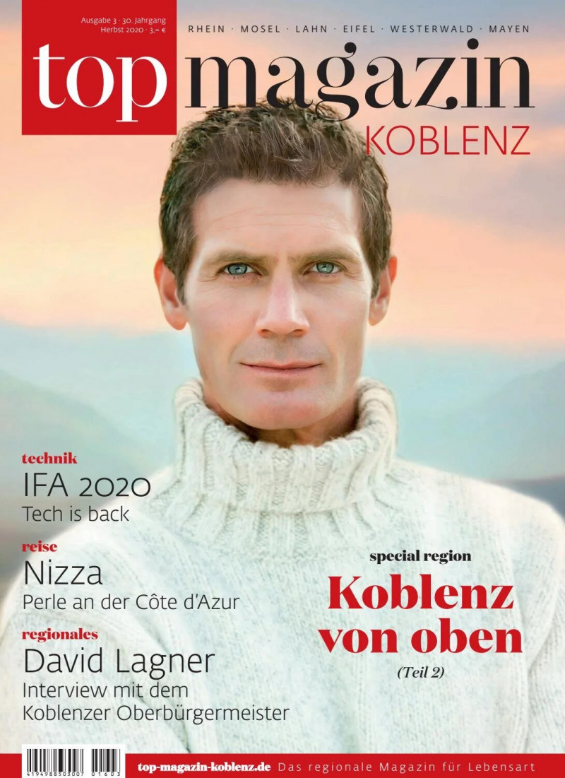 featured on the Top Magazin cover from September 2020