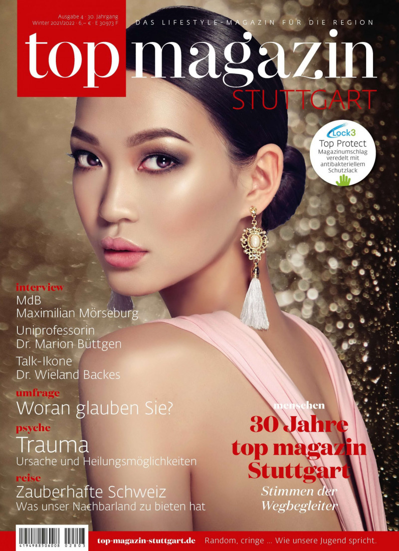  featured on the Top Magazin cover from December 2021