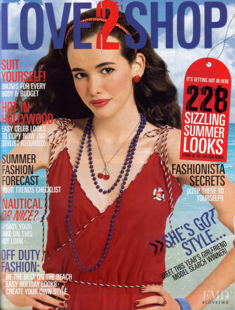 Sarah Stephens featured on the Love2Shop cover from November 2006