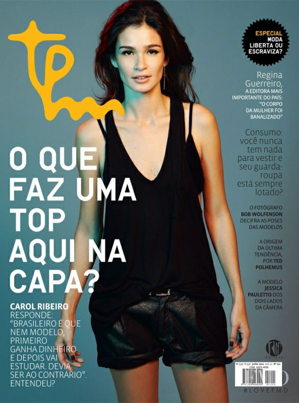 Caroline Ribeiro featured on the TPM cover from June 2012