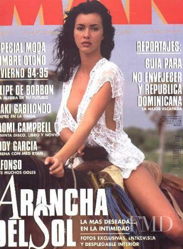 Arantxa Del Sol featured on the Man cover from October 1993