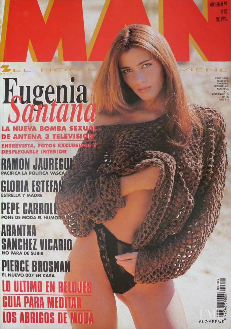 Eugenia Santana featured on the Man cover from November 1994