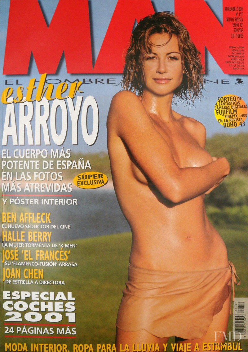 Esther Arroyo featured on the Man cover from November 2000