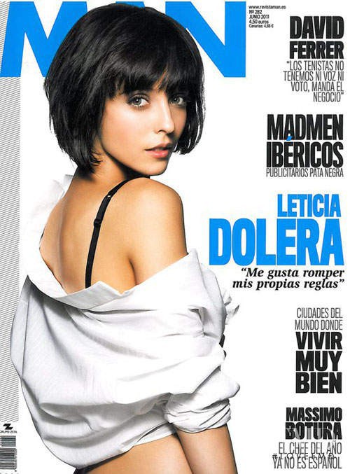Leticia Dolera featured on the Man cover from June 2011