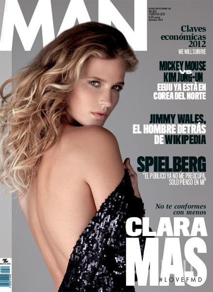 Clara Mas featured on the Man cover from February 2012