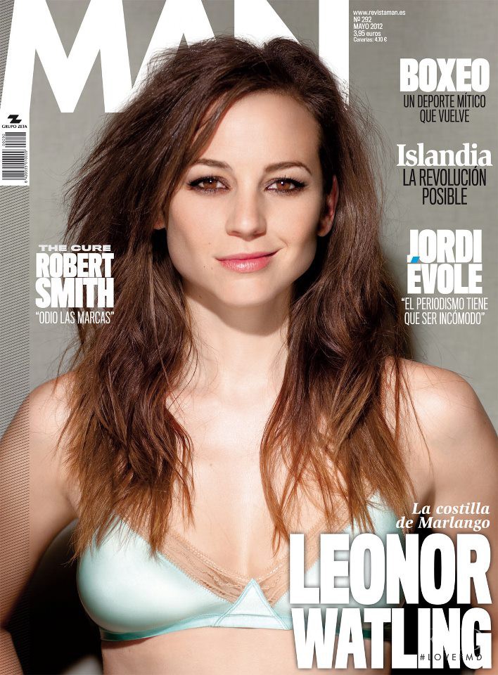Leonor Watling featured on the Man cover from May 2012