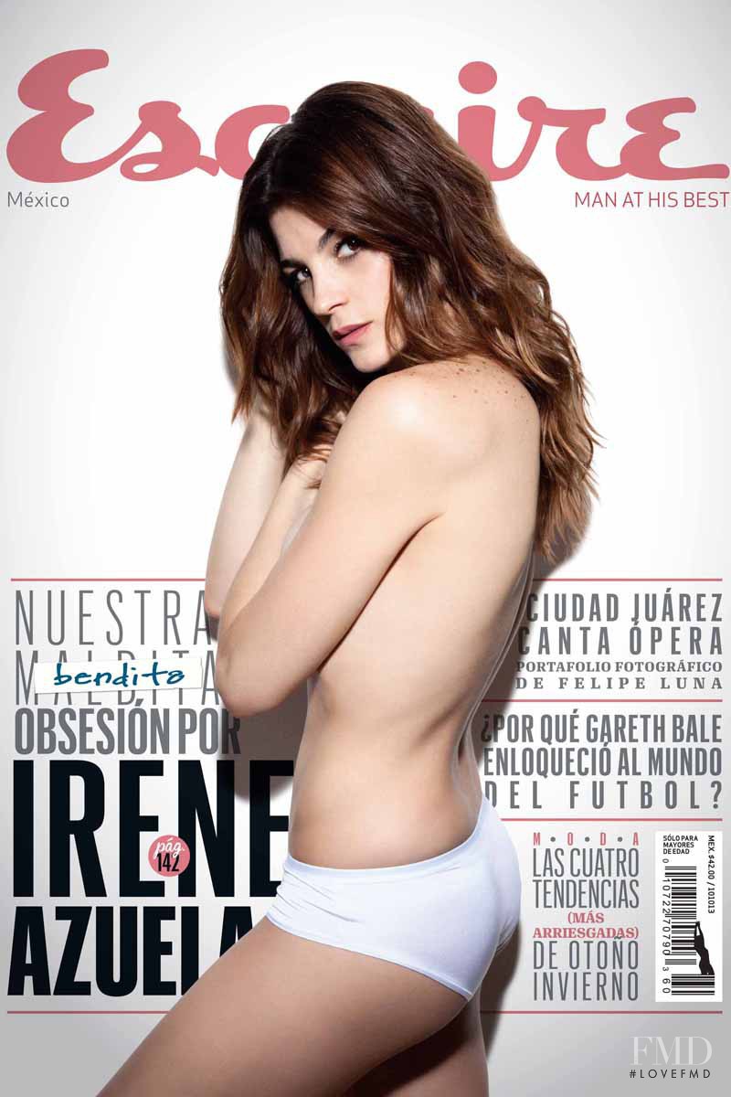 Irene Azuela featured on the Esquire Mexico cover from September 2013