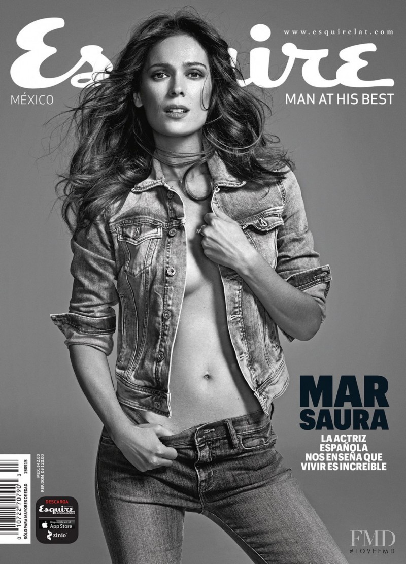 Mar Saura featured on the Esquire Mexico cover from August 2015