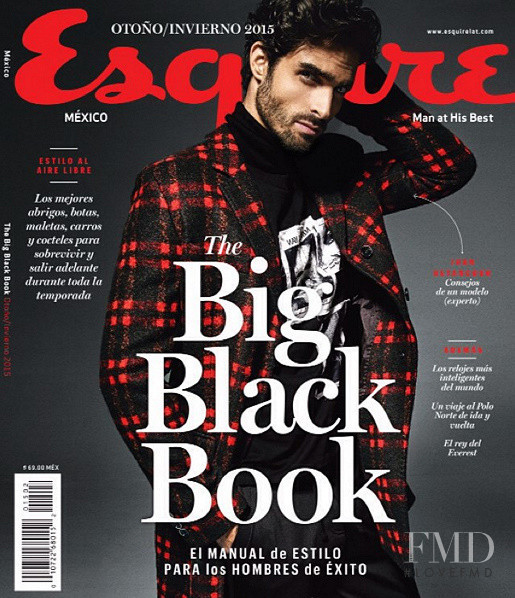 Juan Betancourt featured on the Esquire Mexico cover from September 2015