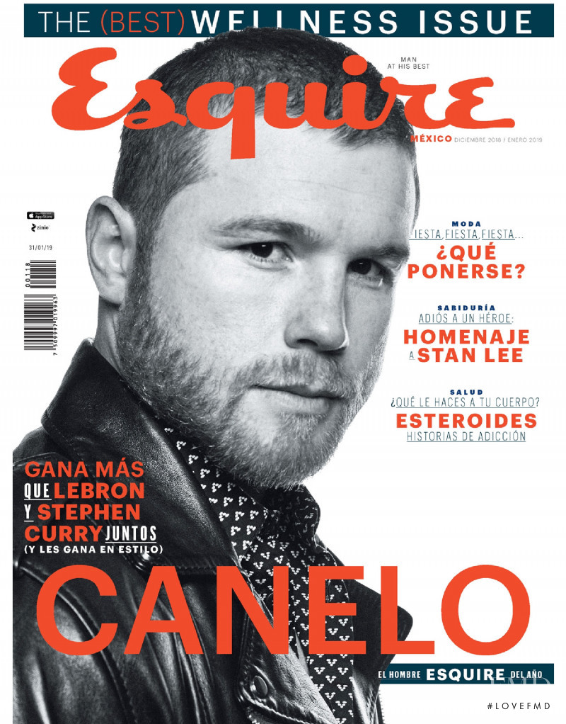  featured on the Esquire Mexico cover from December 2018