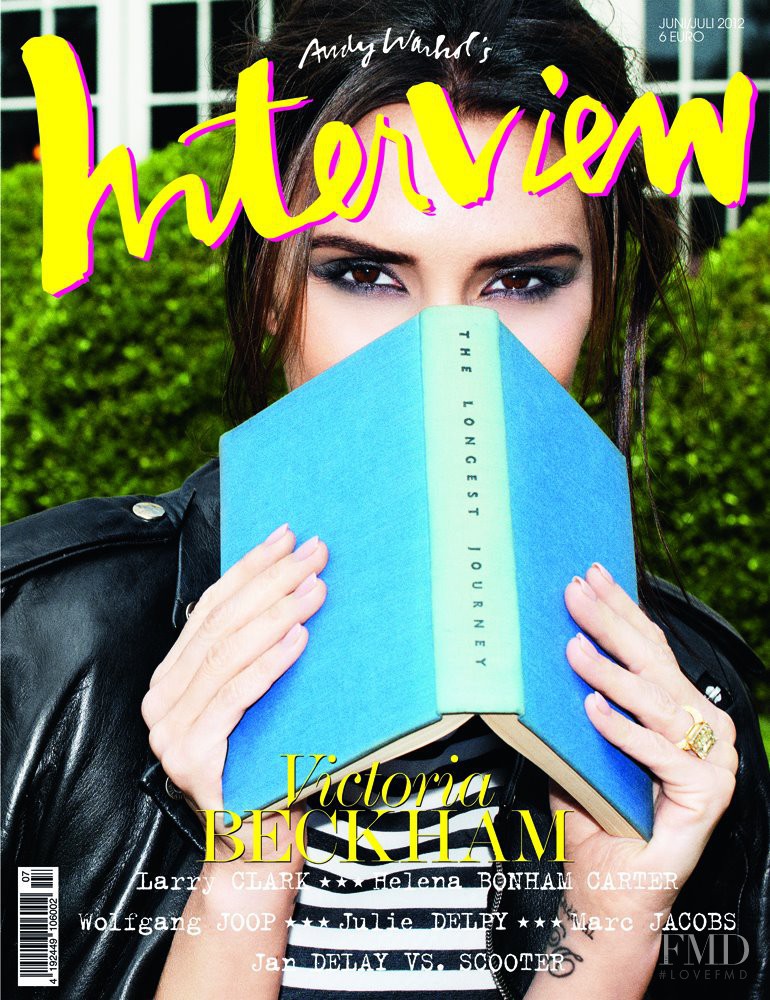 Victoria Beckham featured on the Interview Germany cover from June 2012