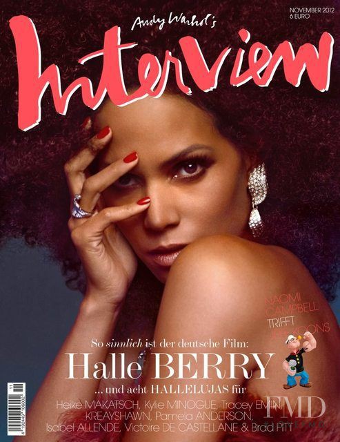 Halle Berry featured on the Interview Germany cover from November 2012