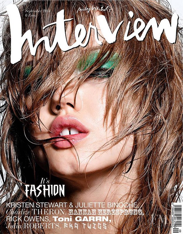 Lindsey Wixson featured on the Interview Germany cover from September 2014