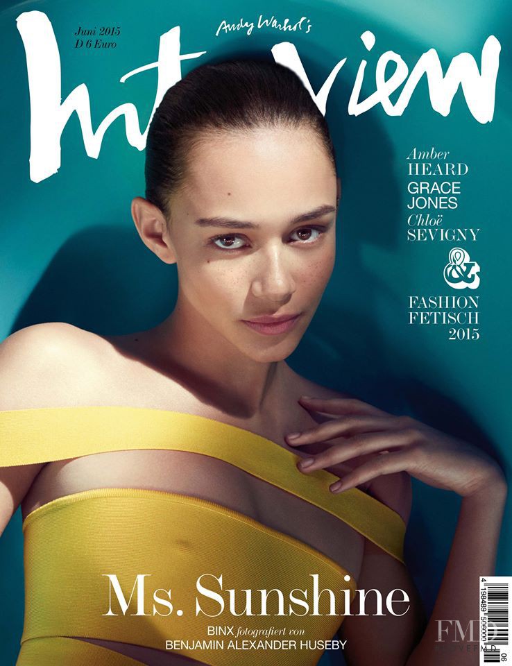 Binx Walton featured on the Interview Germany cover from June 2015