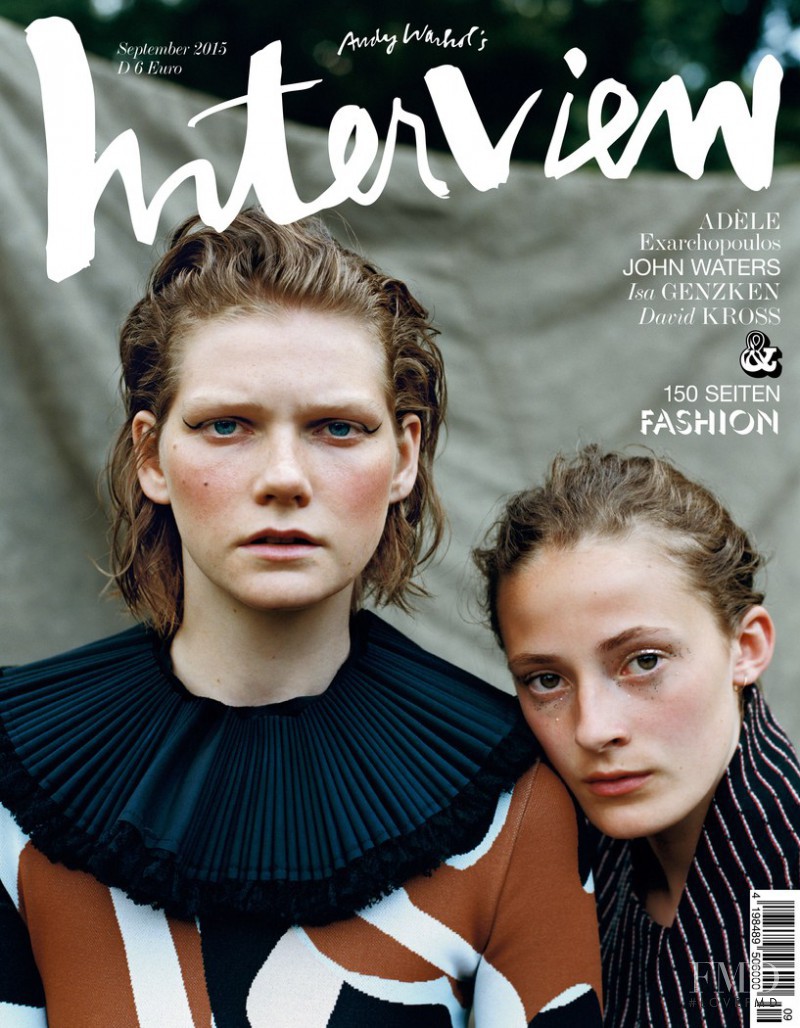 Marland Backus featured on the Interview Germany cover from September 2015