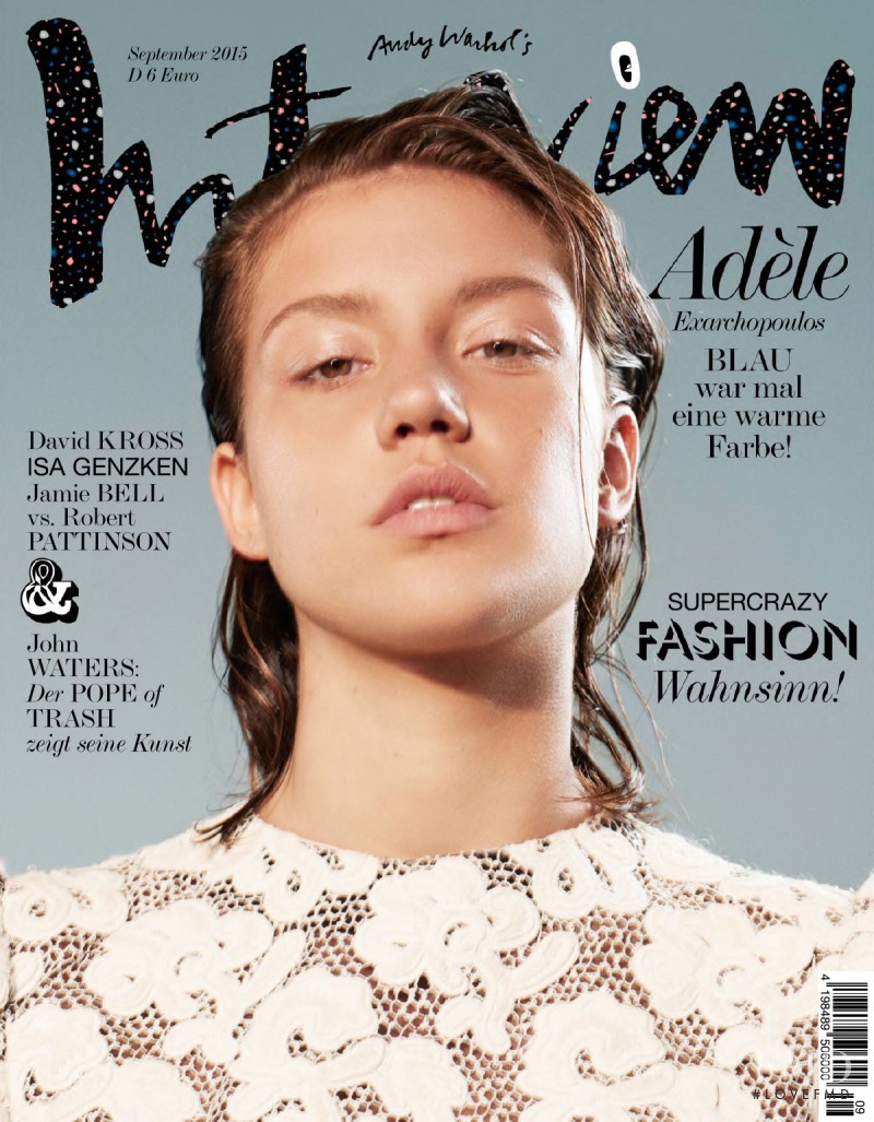 Adèle Exarchopoulos featured on the Interview Germany cover from September 2015
