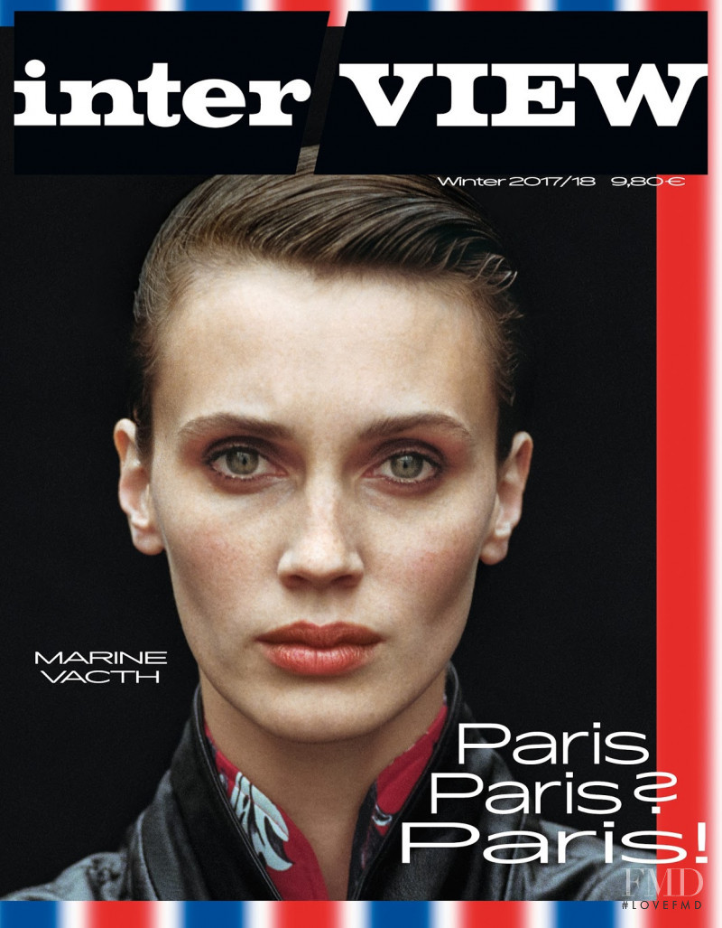 Marine Vacth featured on the Interview Germany cover from November 2017