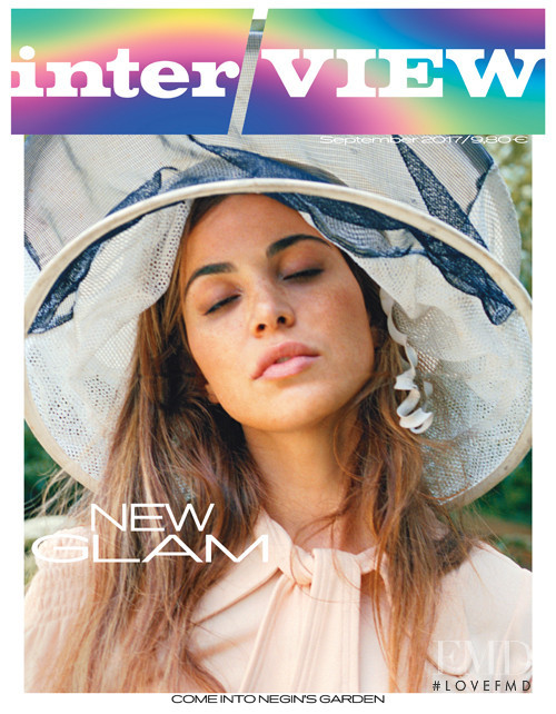 Negin Mirsalehi featured on the Interview Germany cover from September 2017