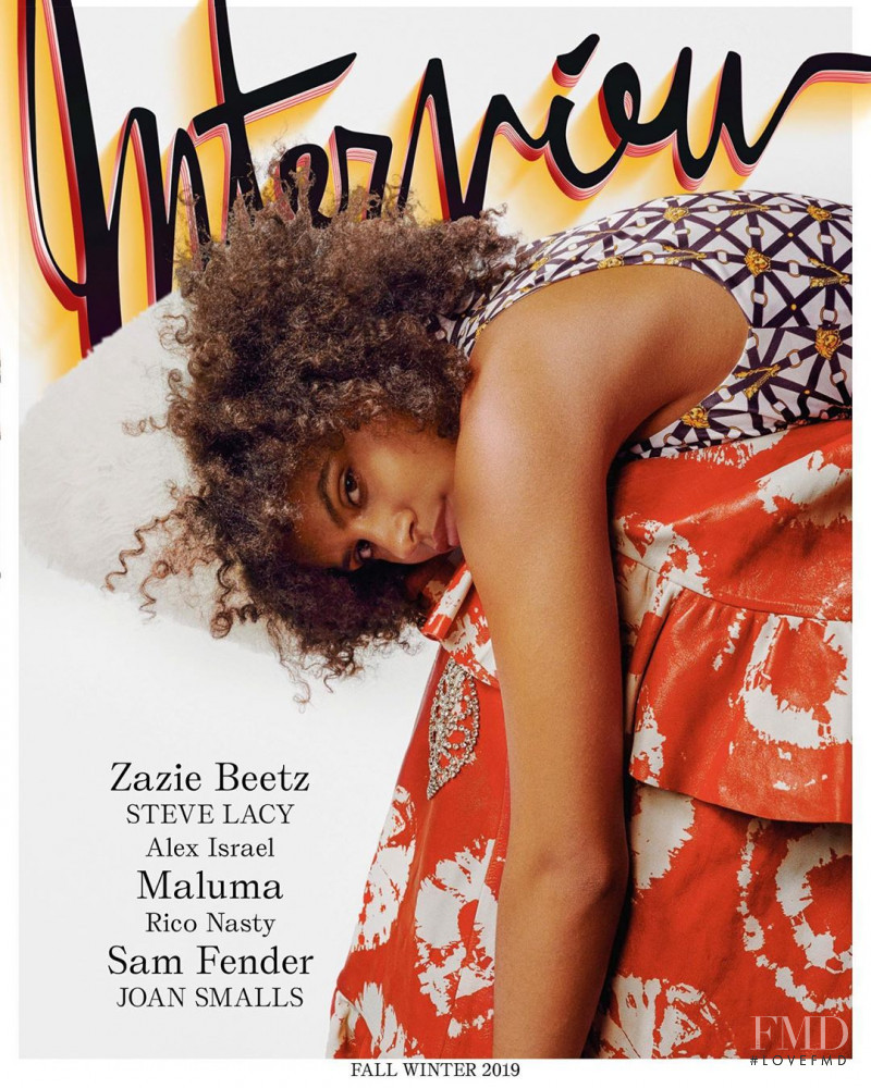 Zazie Beetz featured on the Interview Germany cover from September 2019