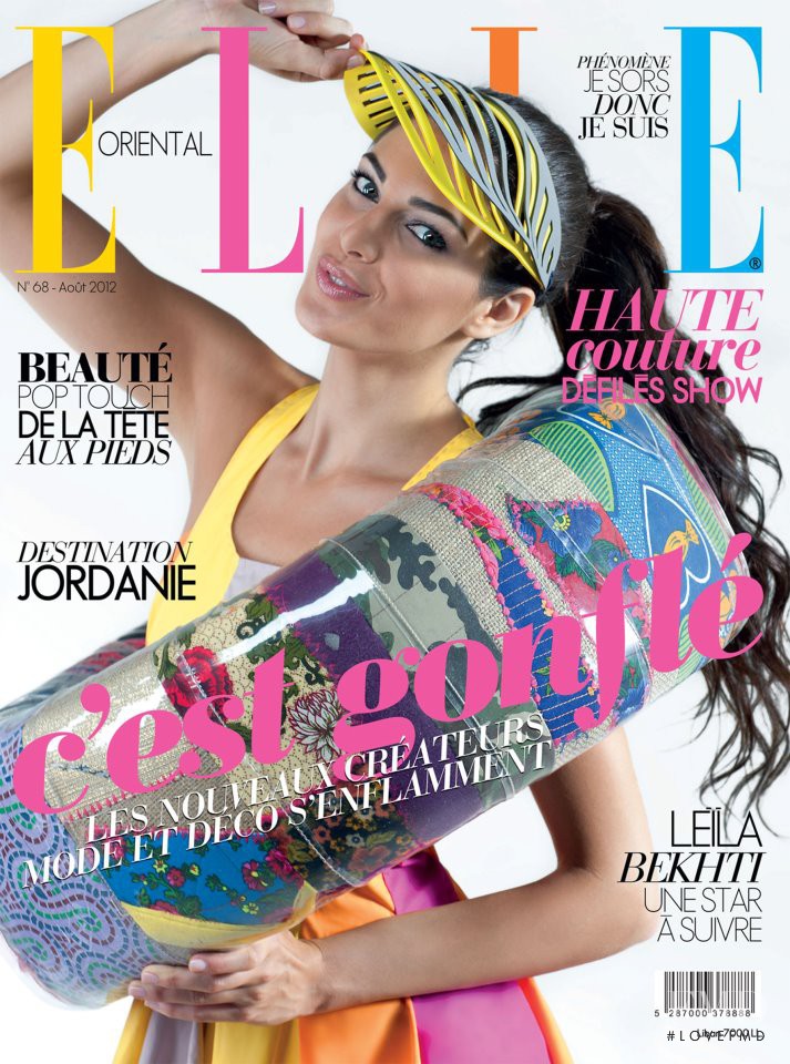  featured on the Elle Lebanon cover from August 2012