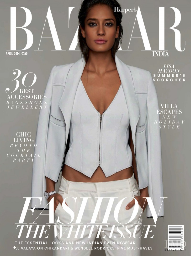  featured on the Harper\'s Bazaar India cover from April 2014