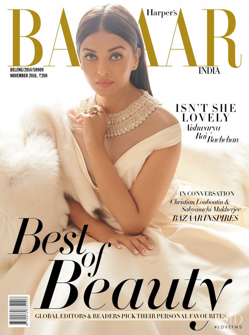  featured on the Harper\'s Bazaar India cover from November 2016