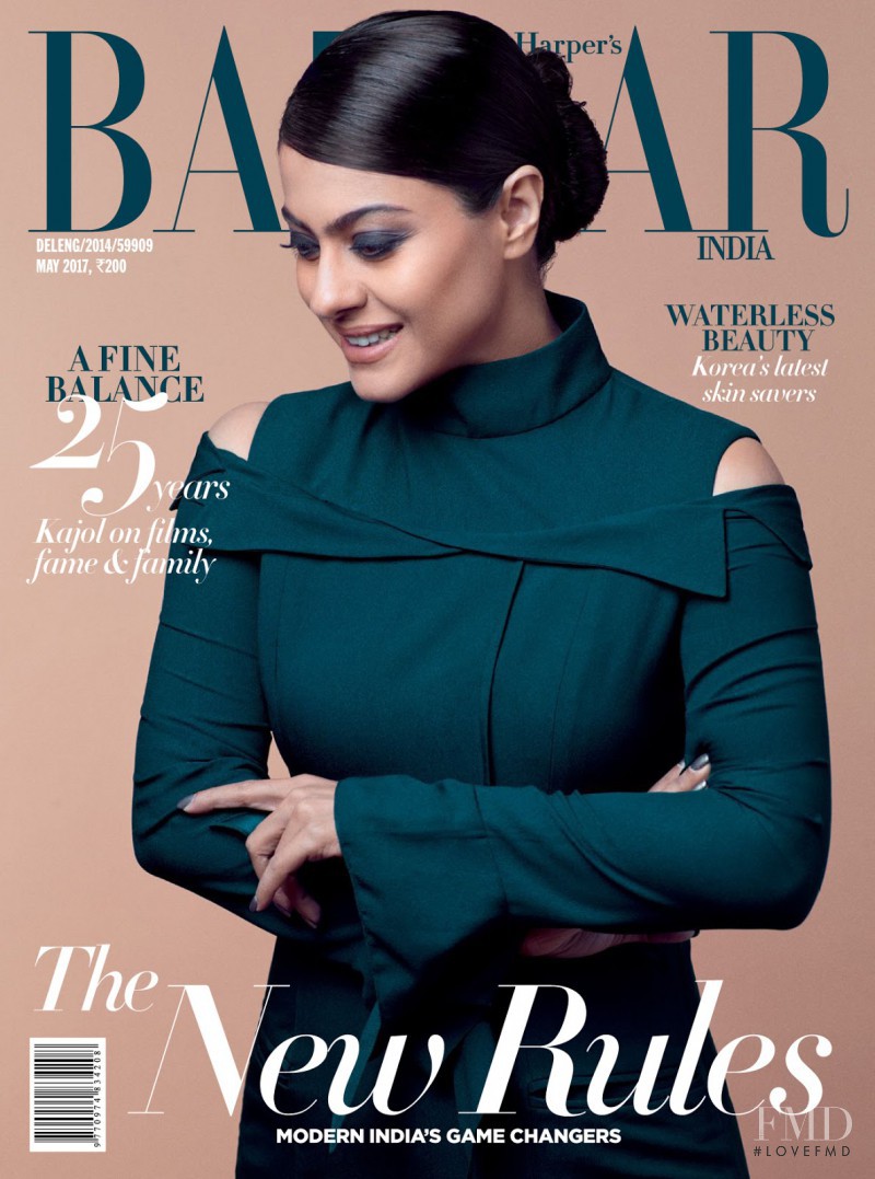 Kajol featured on the Harper\'s Bazaar India cover from May 2017
