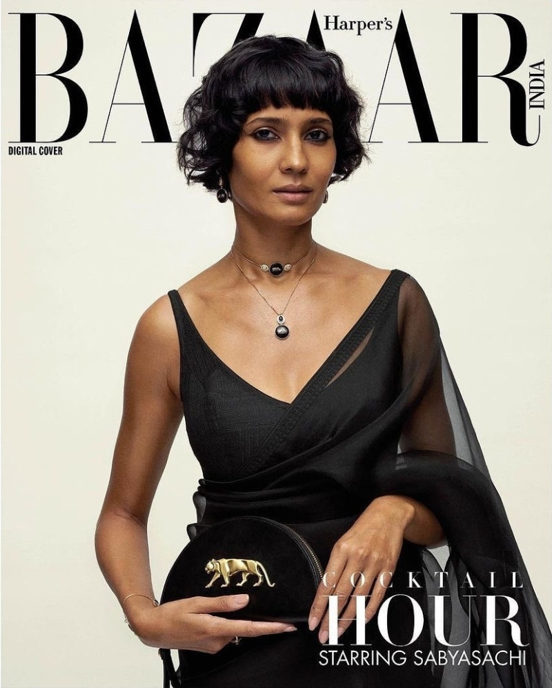 Rikee Chatterjee featured on the Harper\'s Bazaar India cover from November 2021