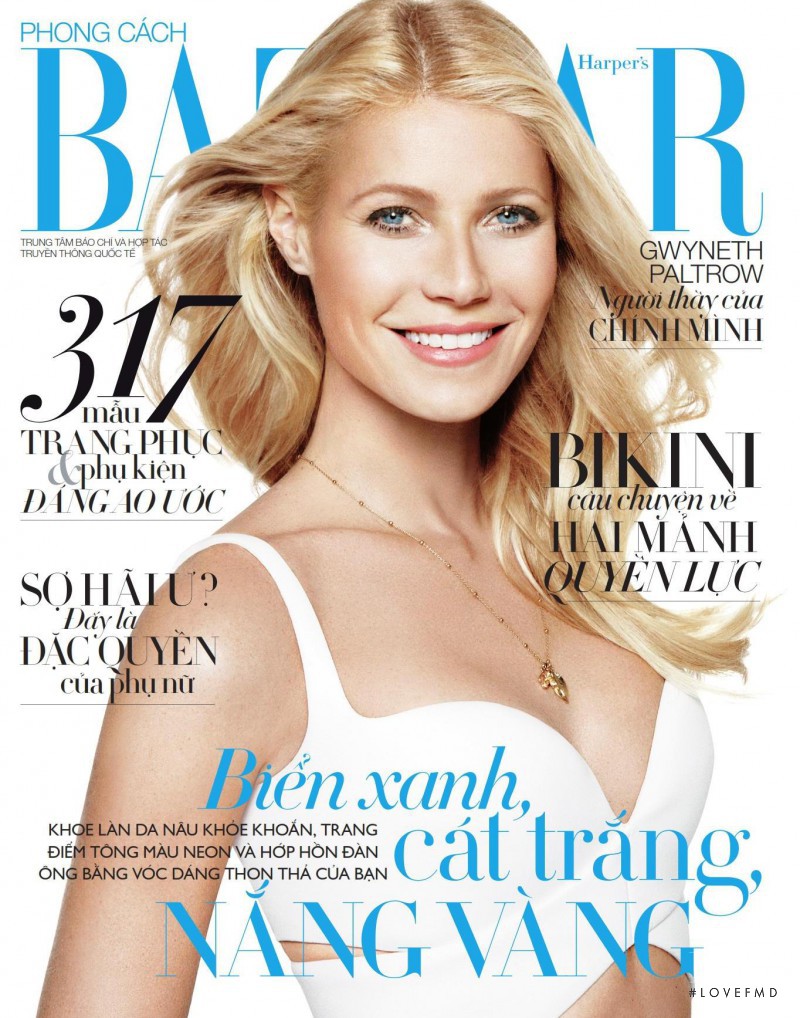 Gwyneth Paltrow featured on the Harper\'s Bazaar Vietnam cover from June 2013