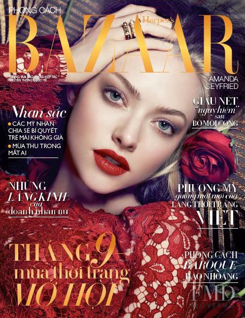 Amanda Seyfried featured on the Harper\'s Bazaar Vietnam cover from September 2013