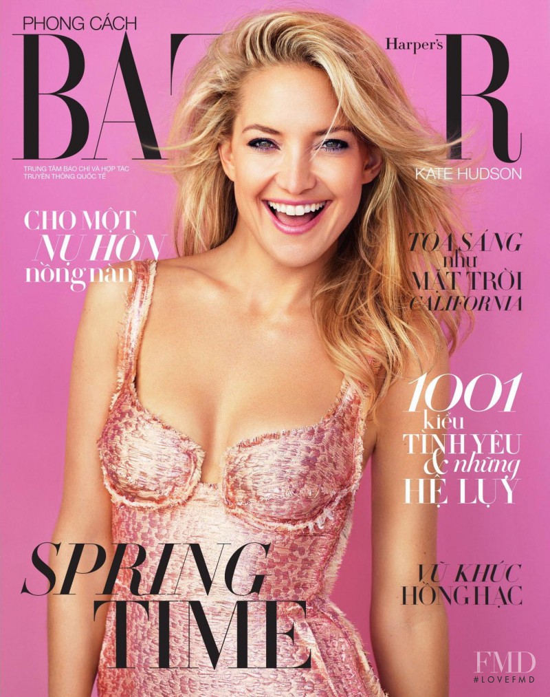 Kate Hudson featured on the Harper\'s Bazaar Vietnam cover from February 2014