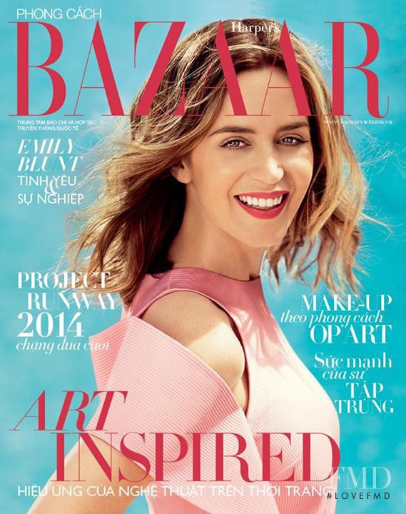  featured on the Harper\'s Bazaar Vietnam cover from July 2014