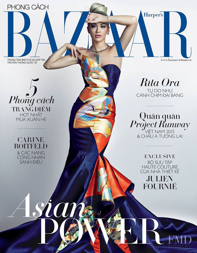  featured on the Harper\'s Bazaar Vietnam cover from March 2016