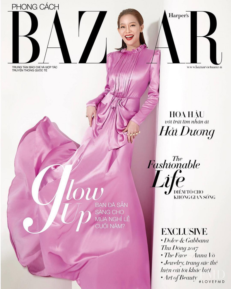  featured on the Harper\'s Bazaar Vietnam cover from December 2017