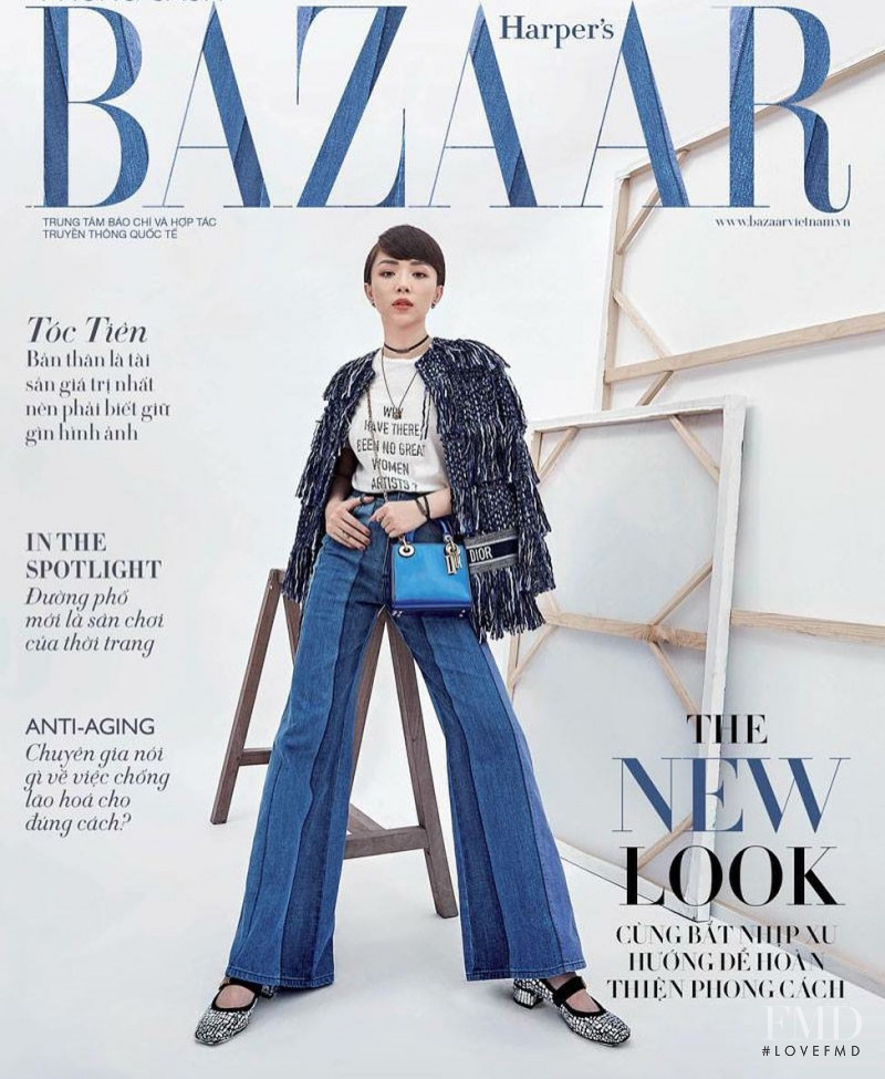  featured on the Harper\'s Bazaar Vietnam cover from April 2018