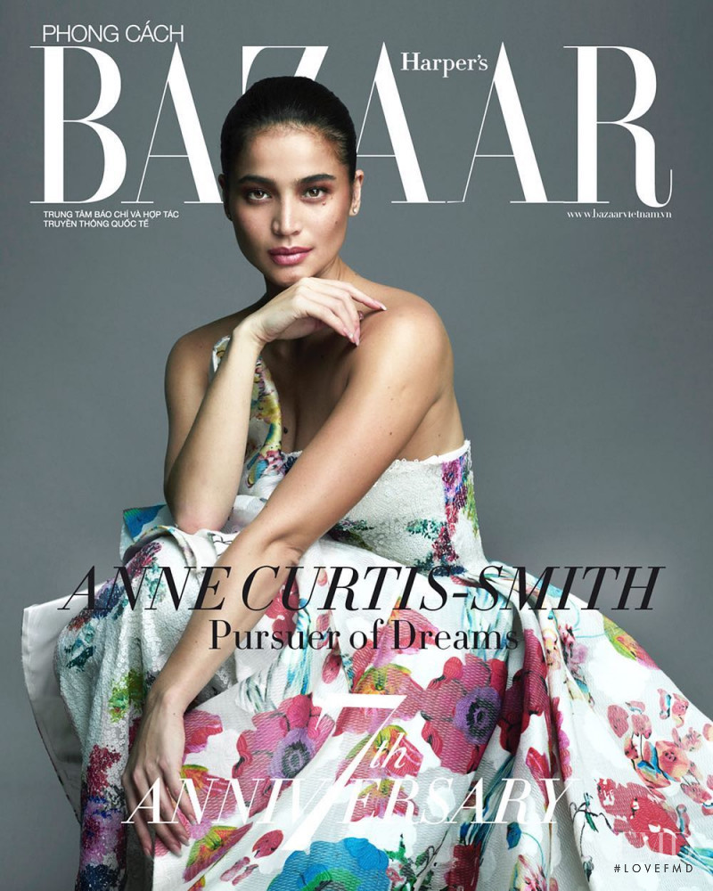 Anne Curtis featured on the Harper\'s Bazaar Vietnam cover from July 2018