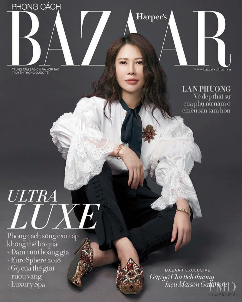  featured on the Harper\'s Bazaar Vietnam cover from June 2018