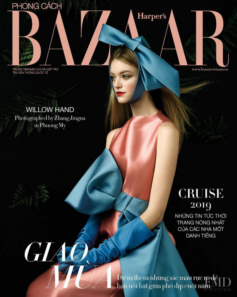 Willow Hand featured on the Harper\'s Bazaar Vietnam cover from November 2018