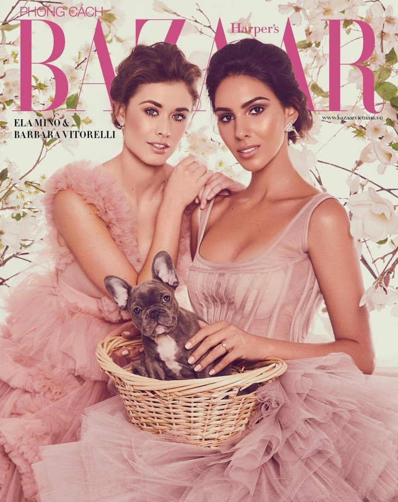 Ela Mino, Barbara Vittorelli featured on the Harper\'s Bazaar Vietnam cover from February 2019