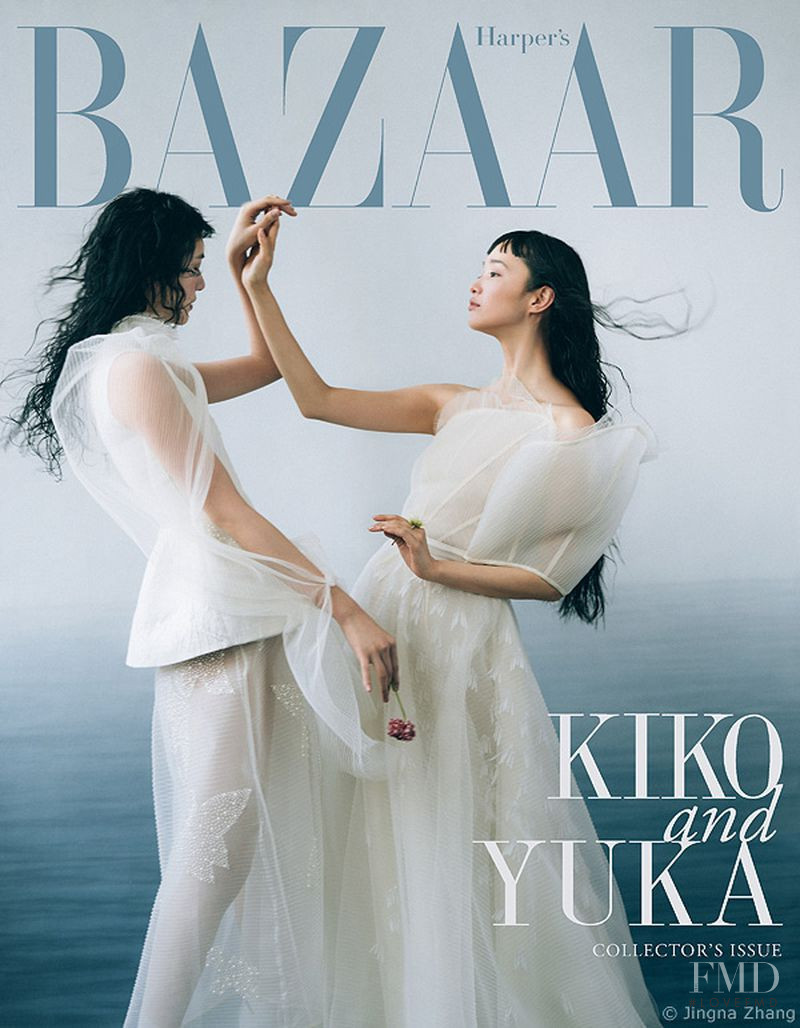Kiko Arai, Yuka Mannami featured on the Harper\'s Bazaar Vietnam cover from March 2019