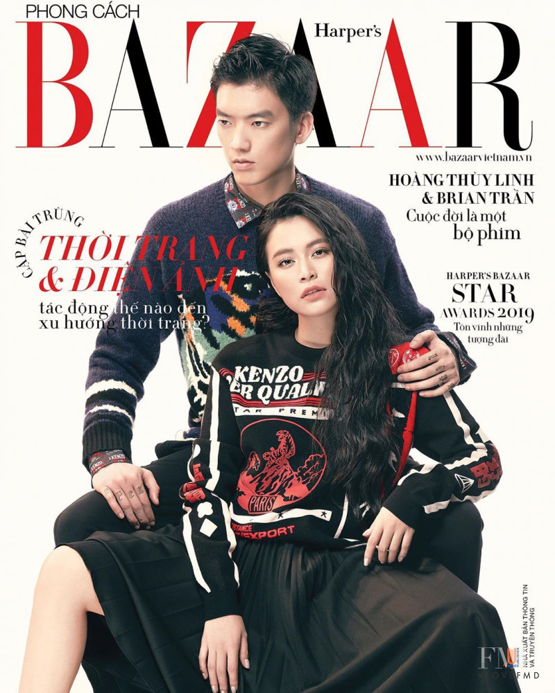 featured on the Harper\'s Bazaar Vietnam cover from October 2019