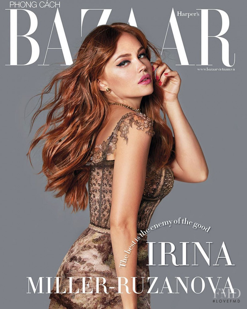 Irina Miller-Ruzanova featured on the Harper\'s Bazaar Vietnam cover from October 2019