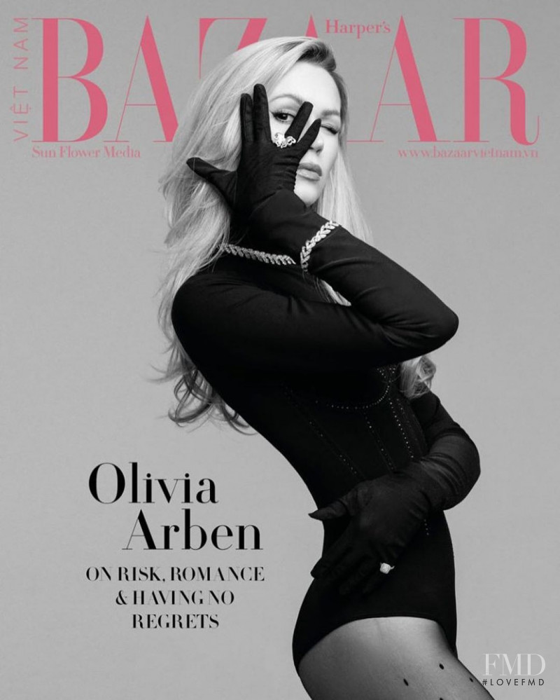 Olivia Arben featured on the Harper\'s Bazaar Vietnam cover from April 2020