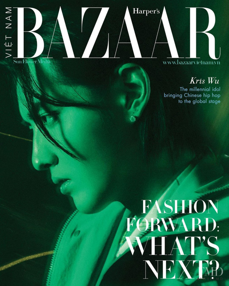Kris Wu featured on the Harper\'s Bazaar Vietnam cover from August 2020