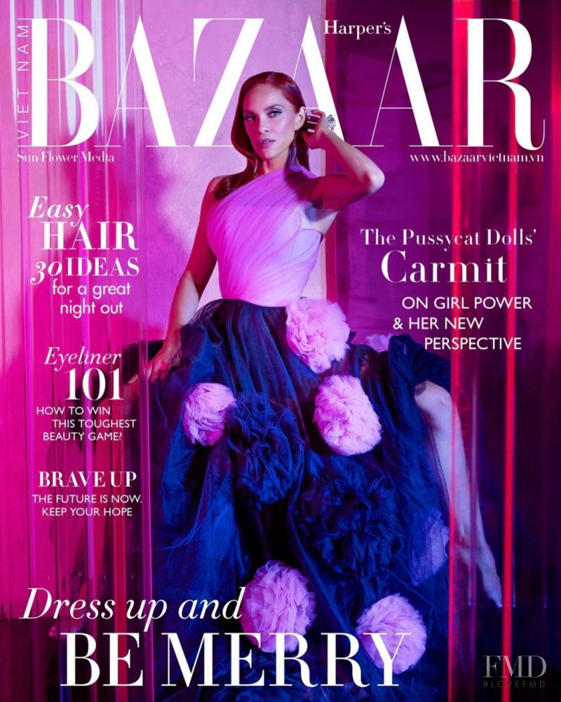 Carmit Bachar featured on the Harper\'s Bazaar Vietnam cover from December 2020