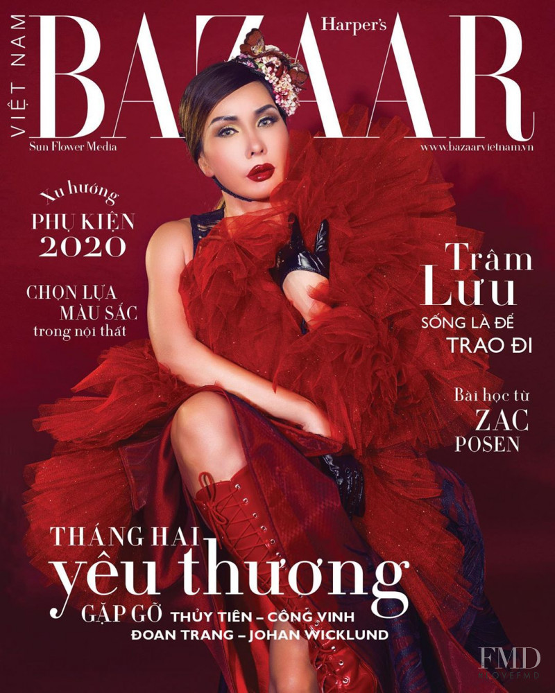  featured on the Harper\'s Bazaar Vietnam cover from February 2020