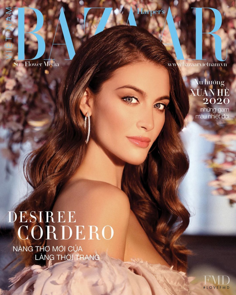 Desire Cordero featured on the Harper\'s Bazaar Vietnam cover from January 2020