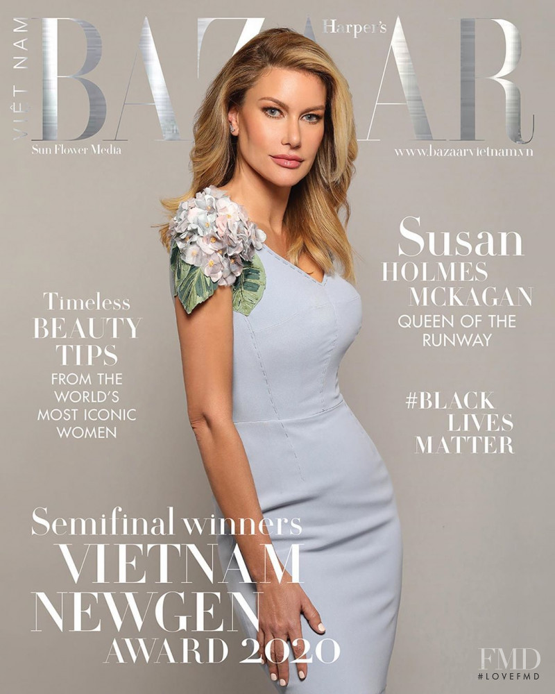 Susan Holmes featured on the Harper\'s Bazaar Vietnam cover from July 2020