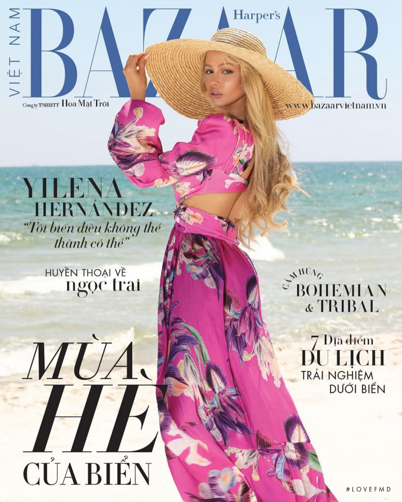 Yilena Hernandez featured on the Harper\'s Bazaar Vietnam cover from June 2020