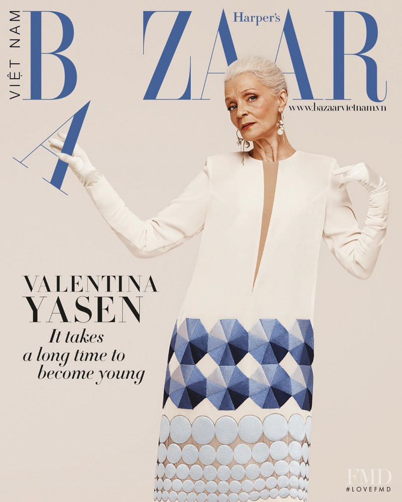 Valentina Yasen featured on the Harper\'s Bazaar Vietnam cover from June 2020